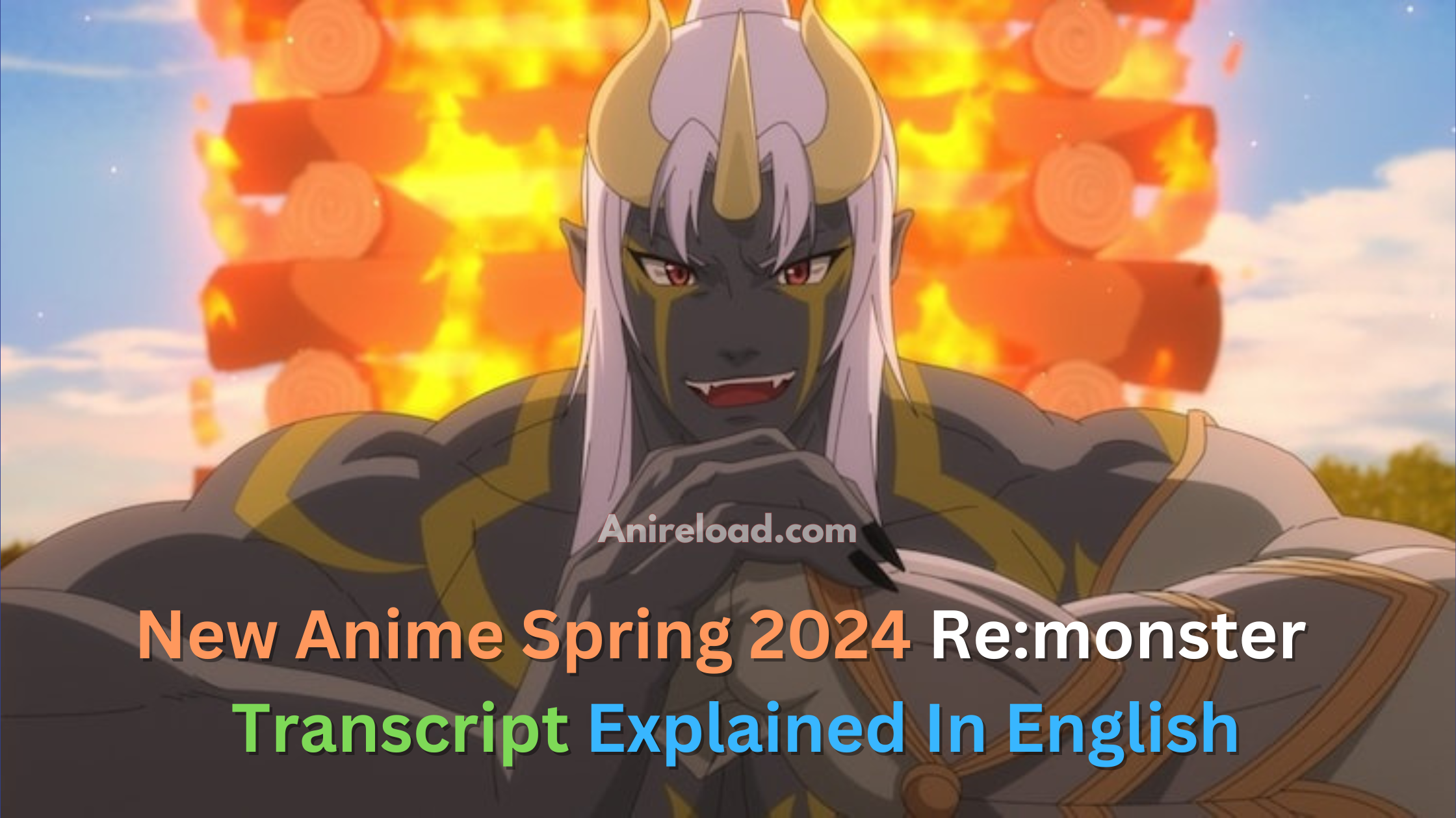 New Anime Spring 2024 Re:monster | Transcript | Explained In English